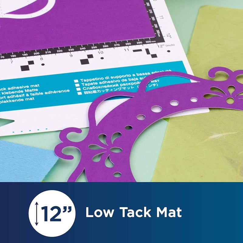 brother ScanNCut DX Low Tack Adhesive Mat 2-Pack, 12" x 12" and 12" x 24", for Thin and Delicate Materials - Image 2